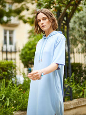 [FINAL SALE] LINDI HOODED JERSEY DRESS