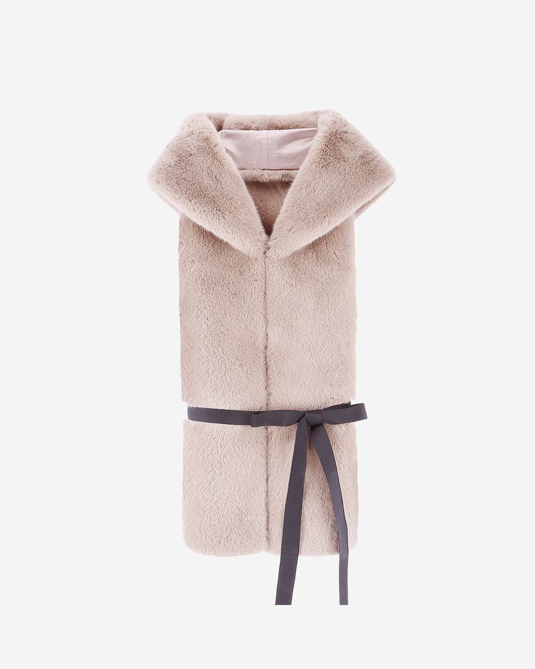 FAUX FUR HORI HOODED SCARF