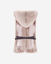 FAUX FUR HORI HOODED SCARF