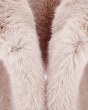FAUX FUR HORI HOODED SCARF