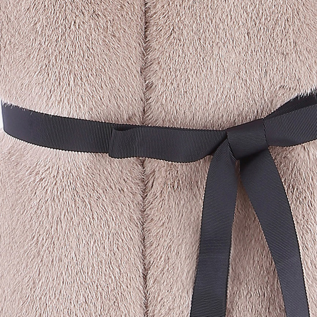 FAUX FUR HORI HOODED SCARF