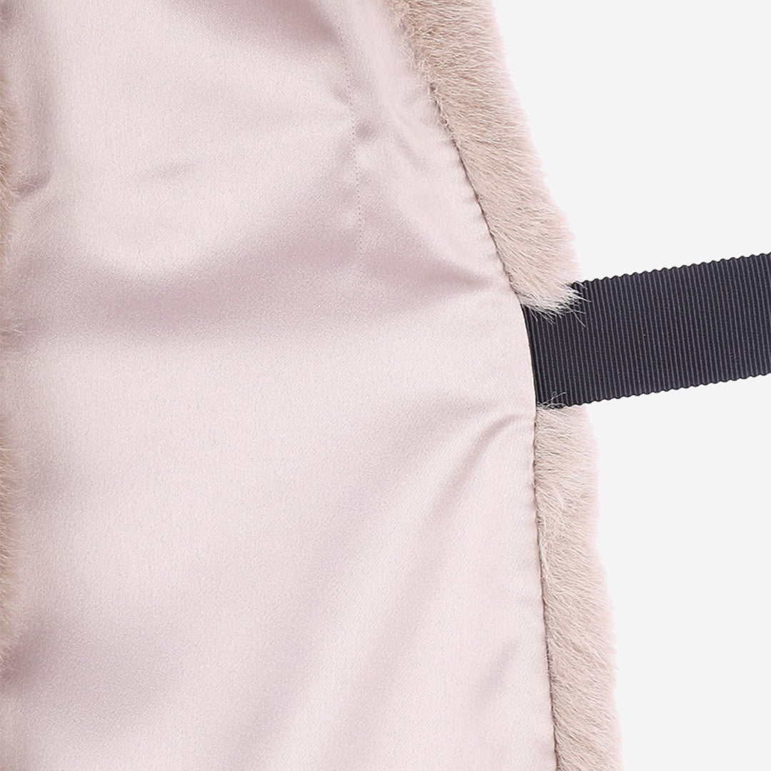 FAUX FUR HORI HOODED SCARF