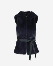 FAUX FUR HORI HOODED SCARF