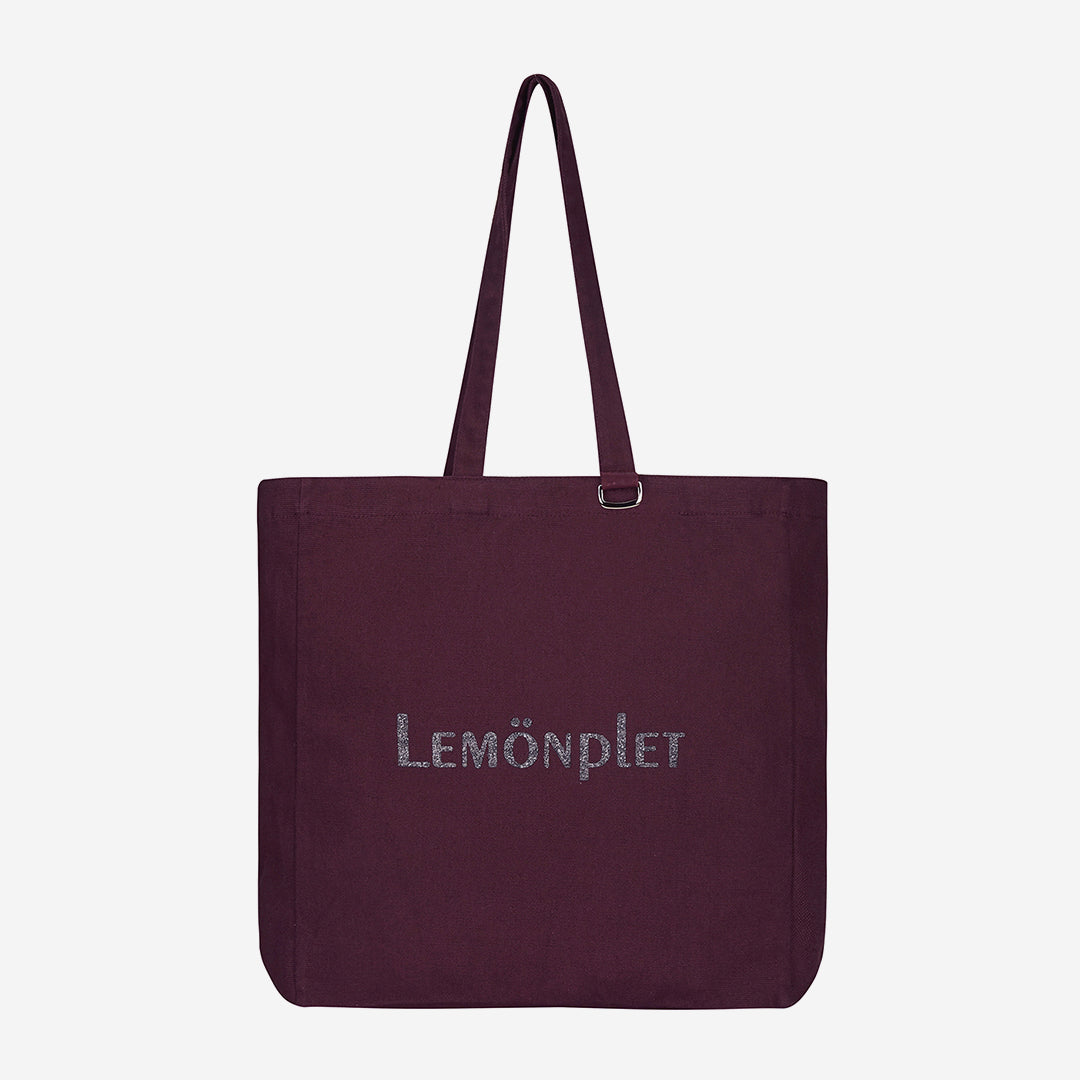 LUMI GLITTER LOGO CANVAS BAG