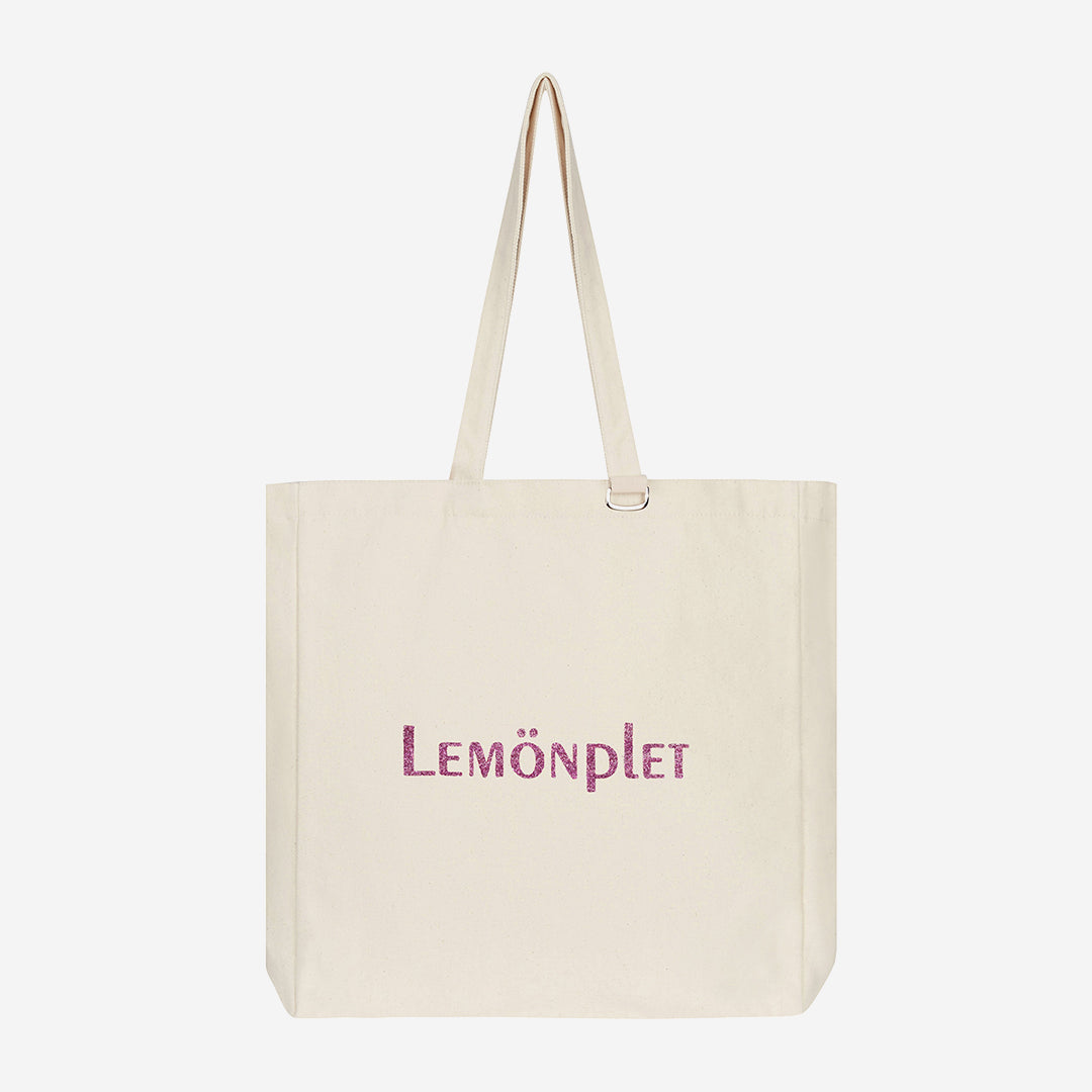 LUMI GLITTER LOGO CANVAS BAG
