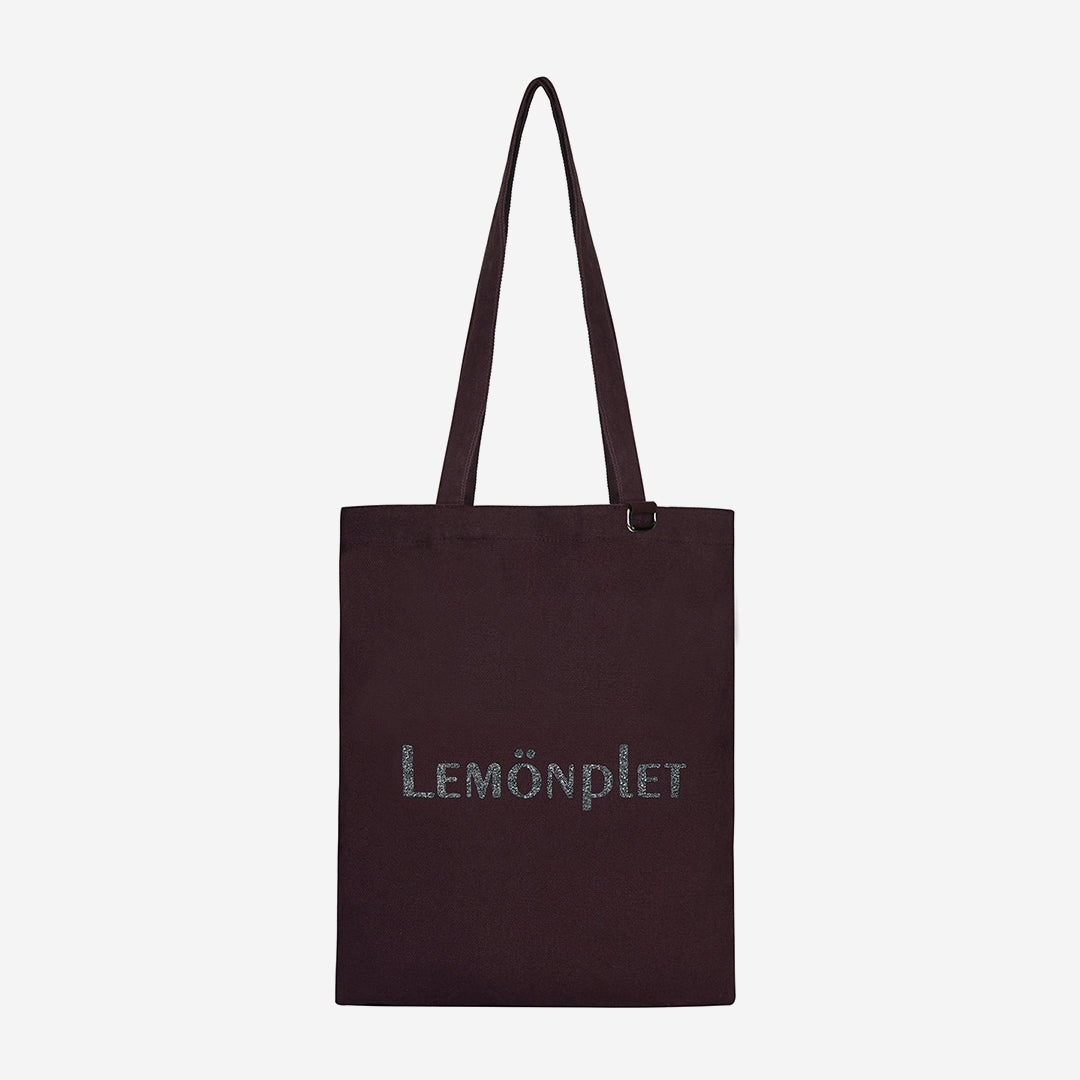 LUMIE GLITTER LOGO CANVAS BAG