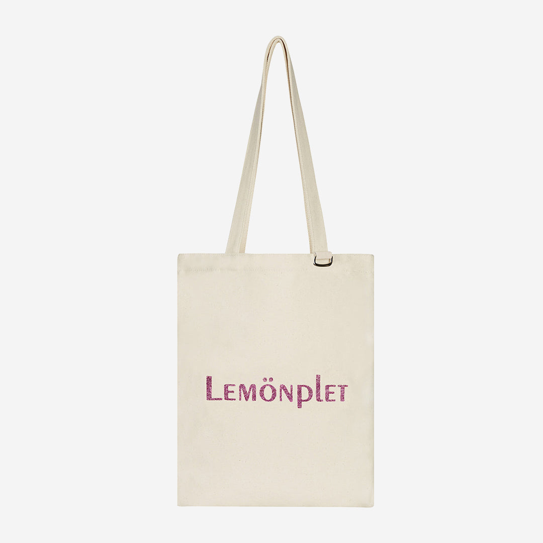 LUMIE GLITTER LOGO CANVAS BAG