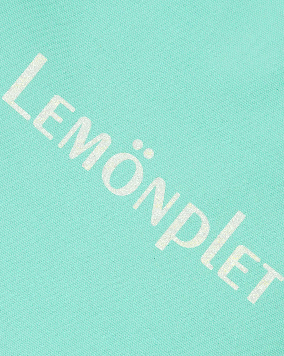 LUMIE GLITTER LOGO CANVAS BAG