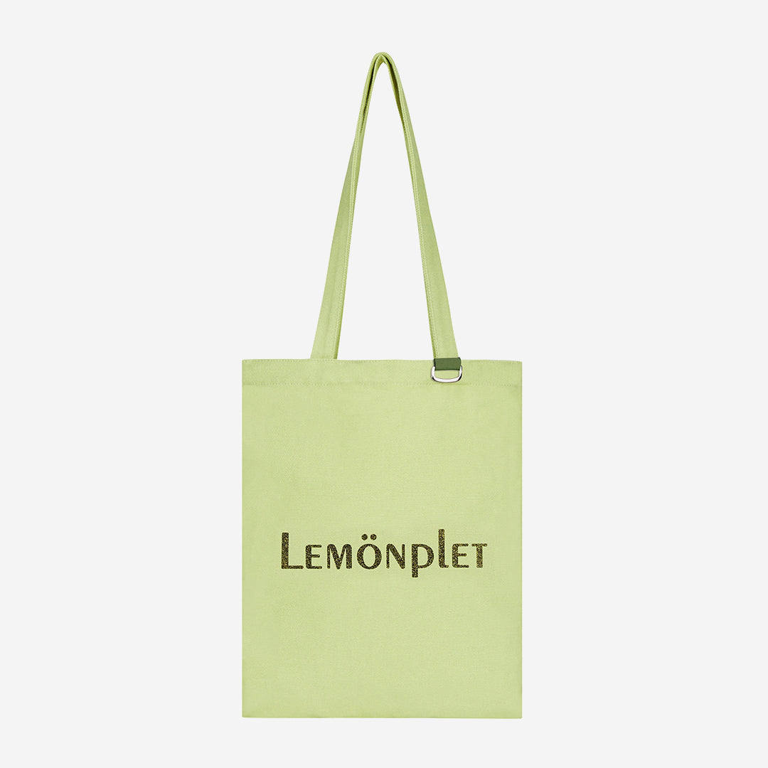 LUMIE GLITTER LOGO CANVAS BAG