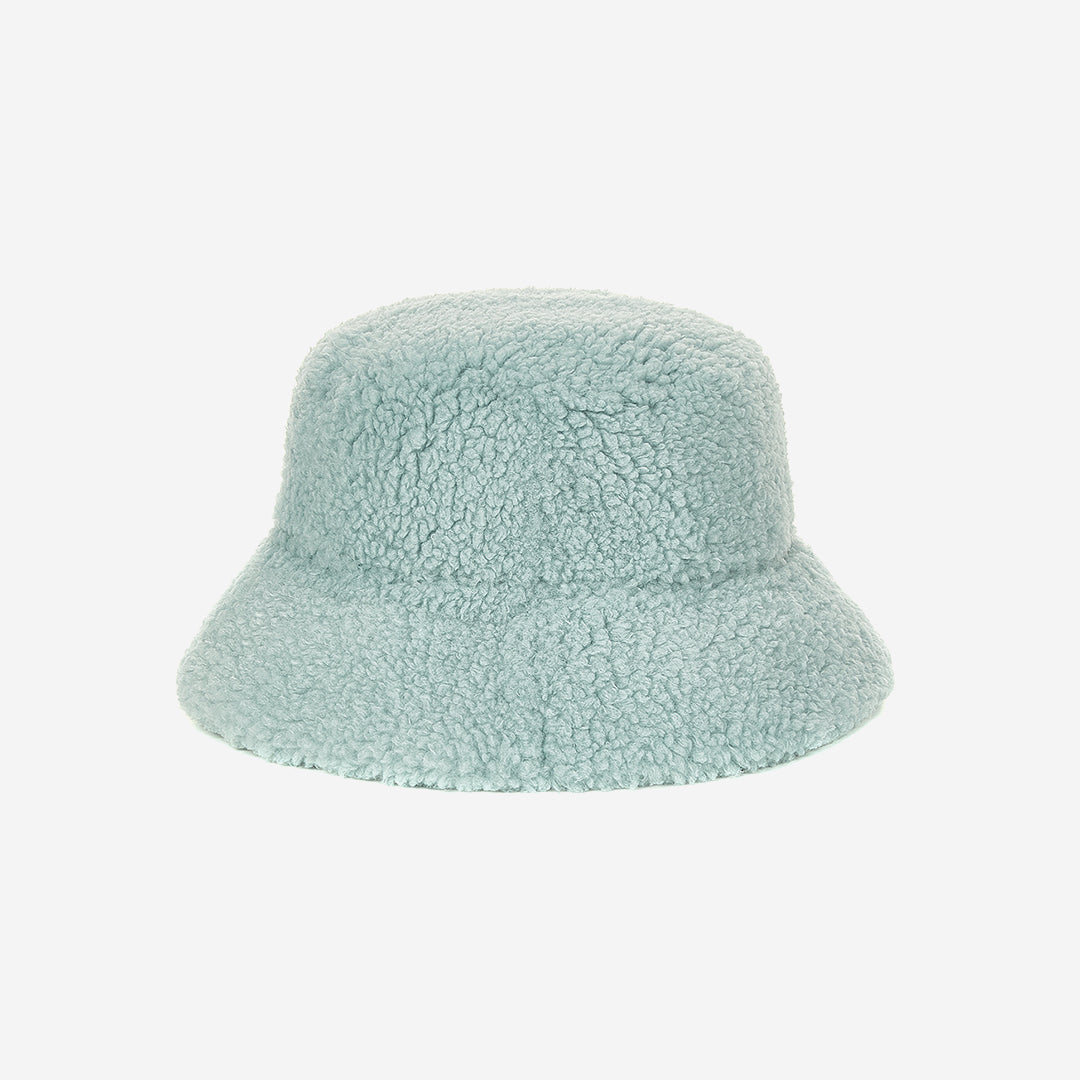 FAUX FUR BUCKET HAT WITH LEMÖNPLET LOGO