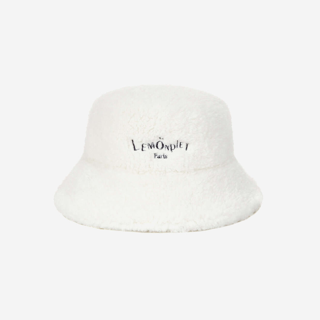 FAUX FUR BUCKET HAT WITH LEMÖNPLET LOGO