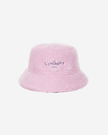 FAUX FUR BUCKET HAT WITH LEMÖNPLET LOGO
