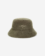FAUX FUR BUCKET HAT WITH LEMÖNPLET LOGO