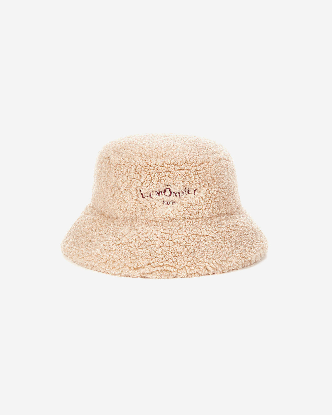 [PRIVATE] FAUX FUR BUCKET HAT WITH LEMÖNPLET LOGO