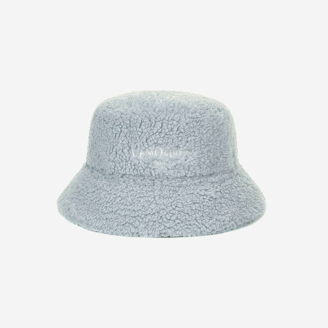 FAUX FUR BUCKET HAT WITH LEMÖNPLET LOGO