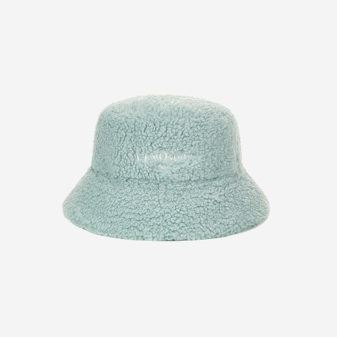 FAUX FUR BUCKET HAT WITH LEMÖNPLET LOGO
