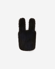 [SIGNATURE LINE] FAUX FUR CHUPETTE BAG
