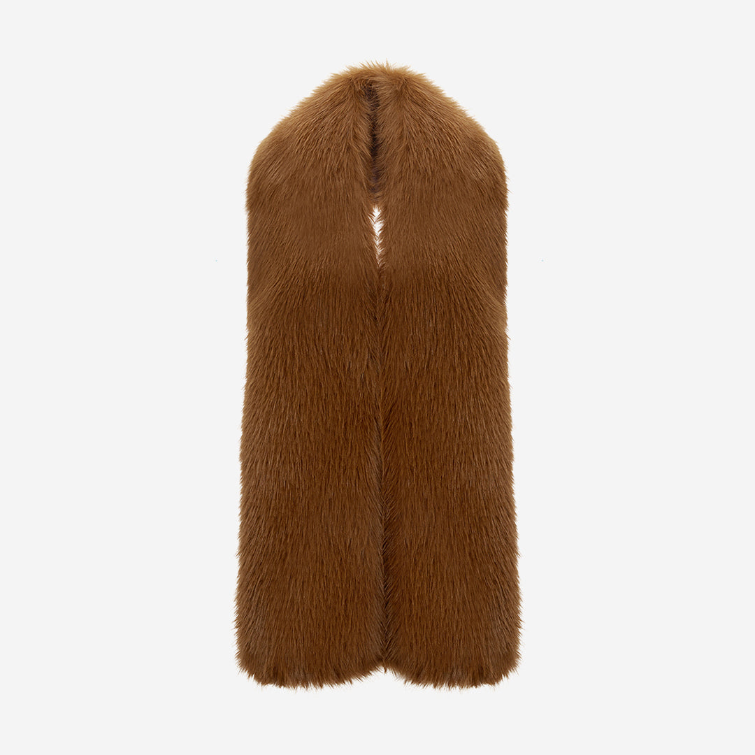 FAUX FUR CY LONG SCARF