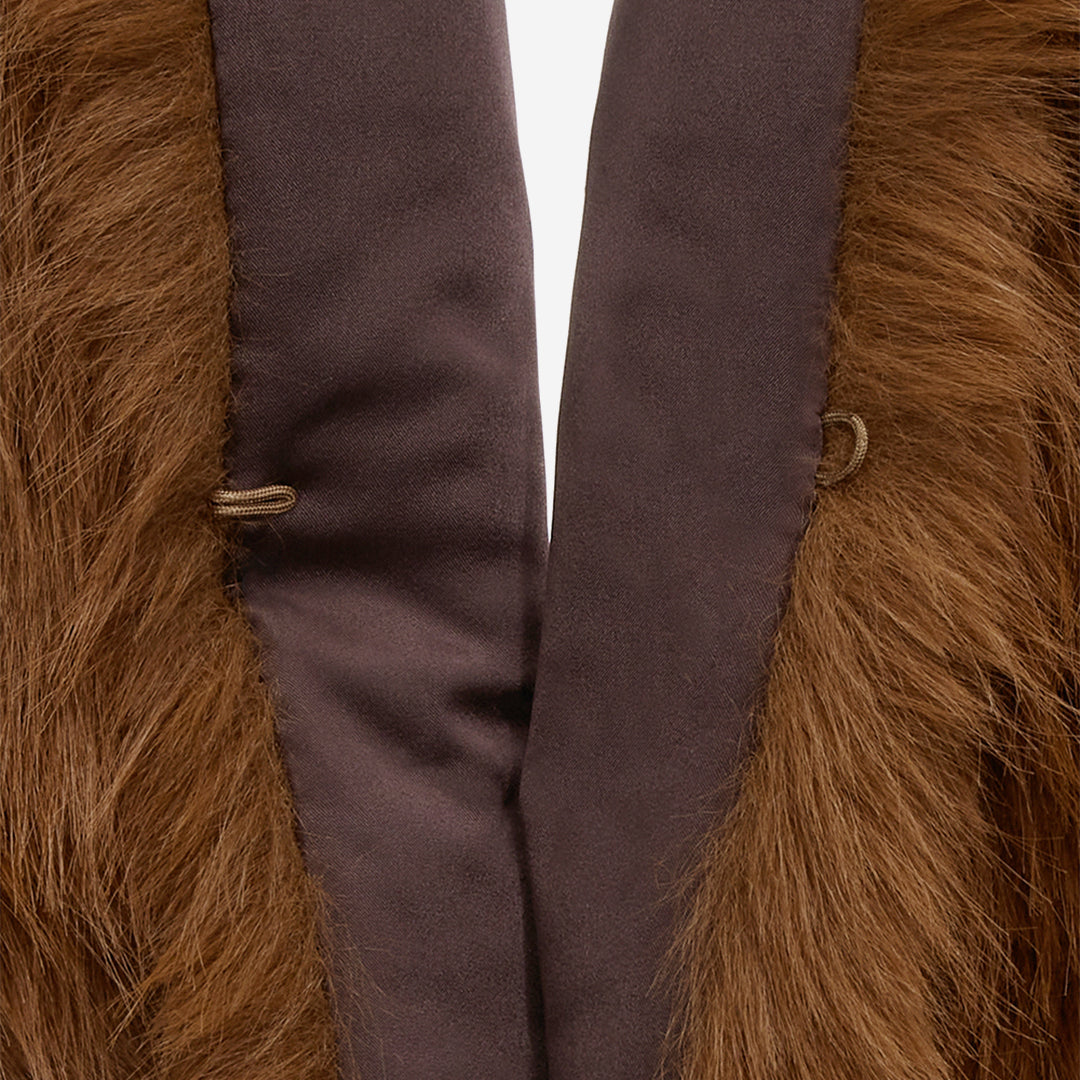 FAUX FUR CY LONG SCARF
