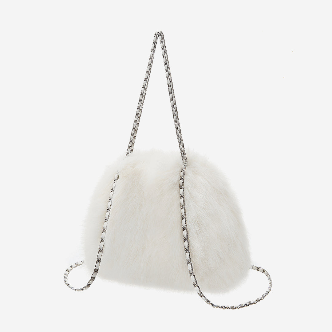 FAUX FUR CHUPETTE BACKPACK