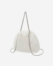 [SIGNATURE LINE] FAUX FUR CHUPETTE BACKPACK