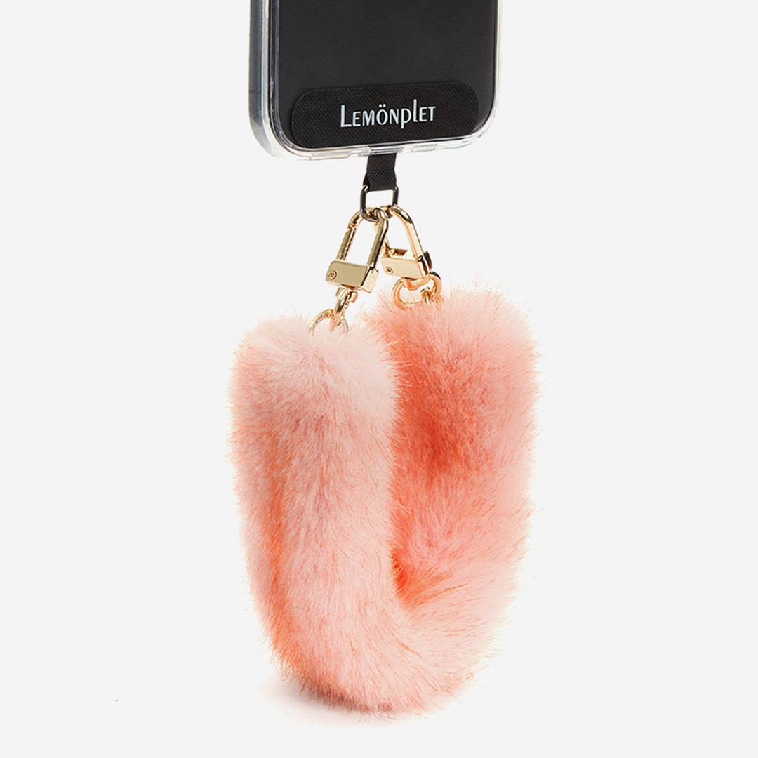 FAUX FUR PLUSH LOOP STRAP