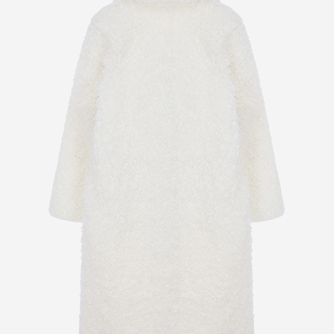 WOMEN'S FAUX FUR EVER LONG COAT