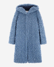 FAUX FUR EVER LONG HOODED COAT