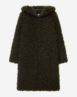 WOMEN'S FAUX FUR EVER LONG HOODED COAT