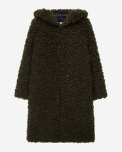 FAUX FUR EVER LONG HOODED COAT