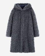WOMEN'S FAUX FUR EVER LONG HOODED COAT