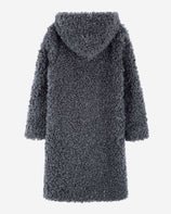 WOMEN'S FAUX FUR EVER LONG HOODED COAT