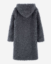 FAUX FUR EVER LONG HOODED COAT