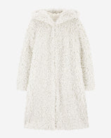 WOMEN'S FAUX FUR EVER LONG HOODED COAT