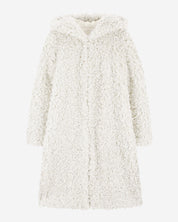 FAUX FUR EVER LONG HOODED COAT