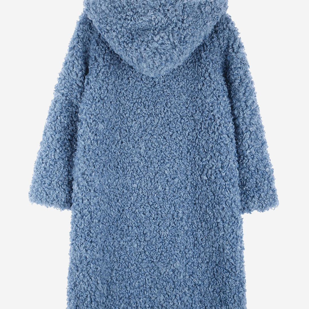 WOMEN'S FAUX FUR EVER LONG HOODED COAT