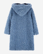 FAUX FUR EVER LONG HOODED COAT