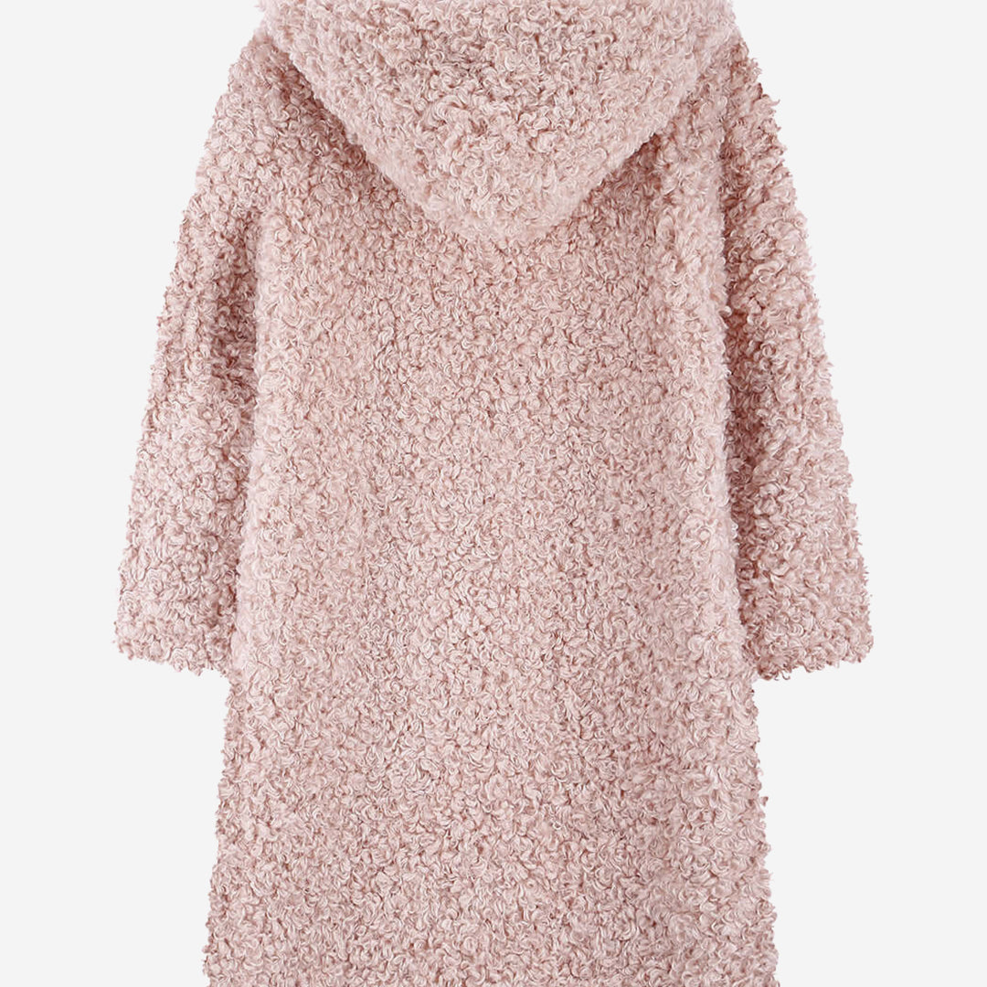WOMEN'S FAUX FUR EVER LONG HOODED COAT