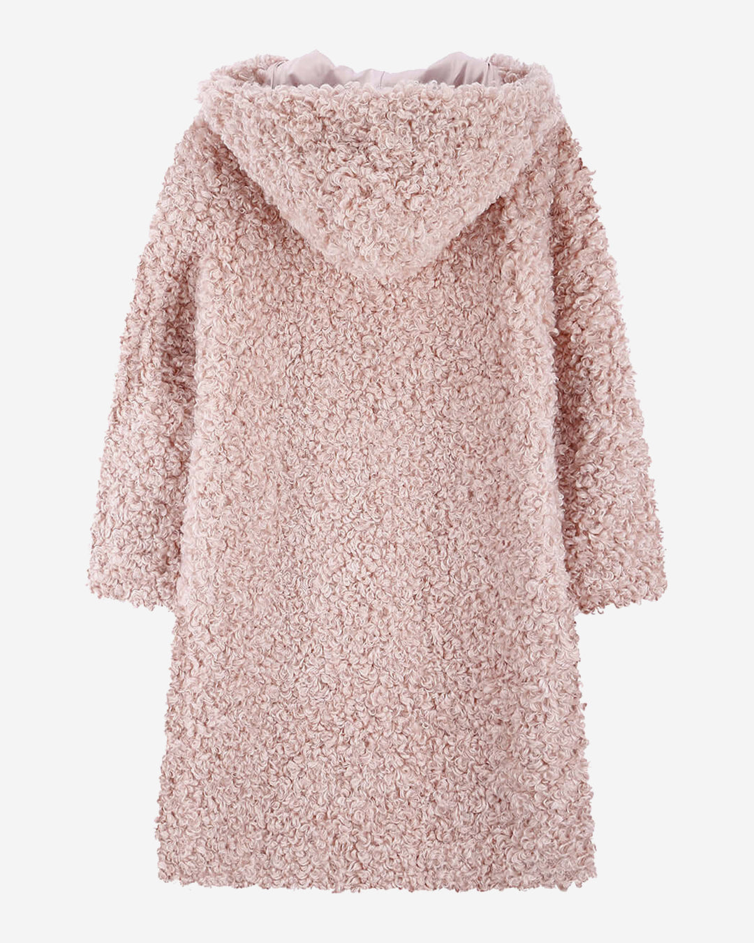 FAUX FUR EVER LONG HOODED COAT