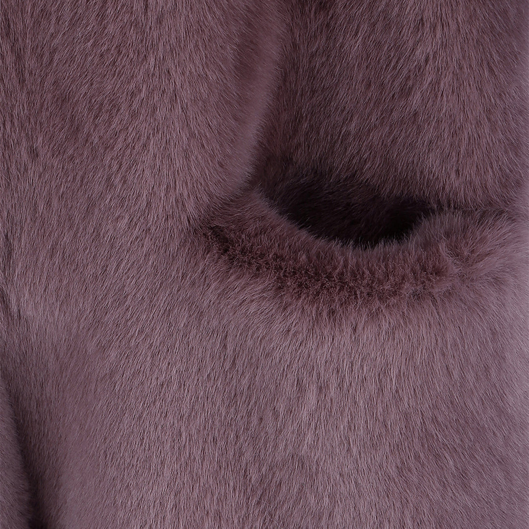 [SIGNATURE] WOMEN'S FAUX FUR LAON HOODED MAXI COAT