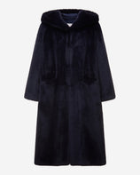 [SIGNATURE] WOMEN'S FAUX FUR LAON HOODED MAXI COAT