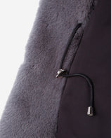 [SIGNATURE] WOMEN'S FAUX FUR LAON HOODED MAXI COAT