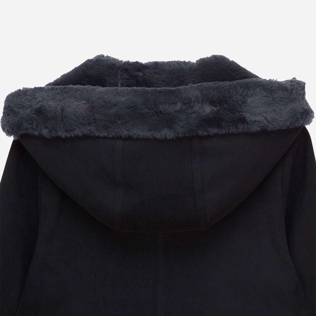 [SIGNATURE] WOMEN'S FAUX FUR LOMPER HOODED COAT