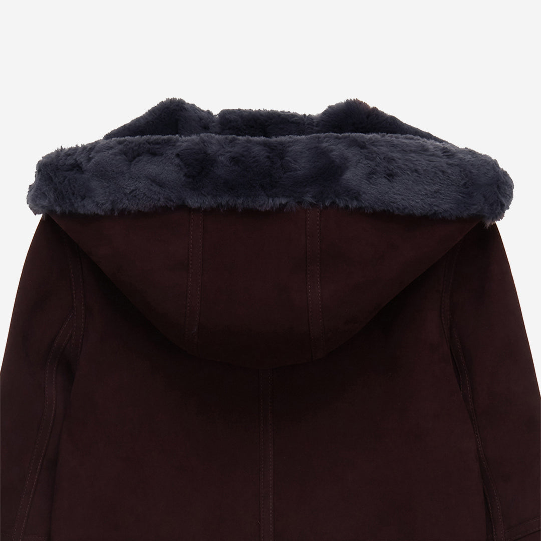 [SIGNATURE] WOMEN'S FAUX FUR LOMPER HOODED COAT