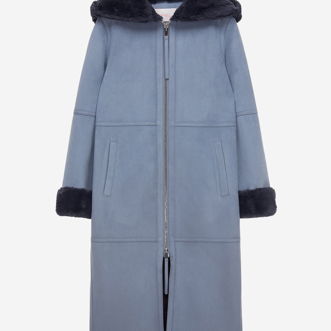 [SIGNATURE] WOMEN'S FAUX FUR LOMPER HOODED COAT