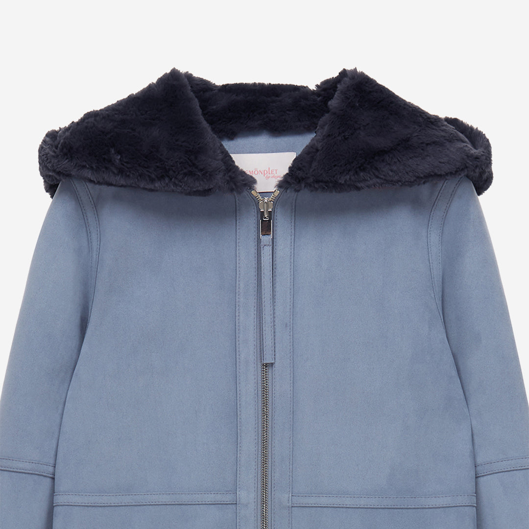 [SIGNATURE] WOMEN'S FAUX FUR LOMPER HOODED COAT