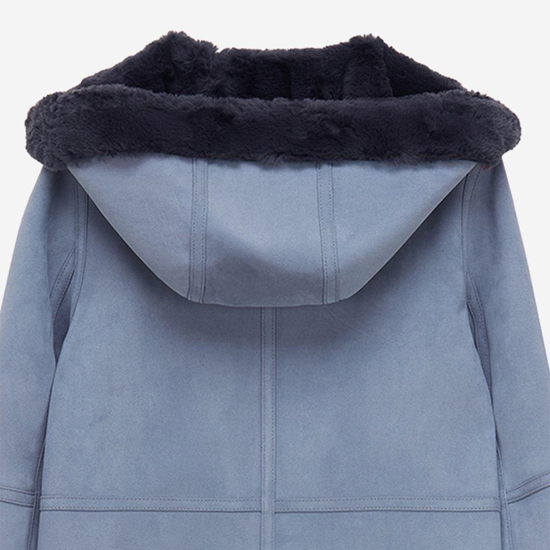 [SIGNATURE] WOMEN'S FAUX FUR LOMPER HOODED COAT