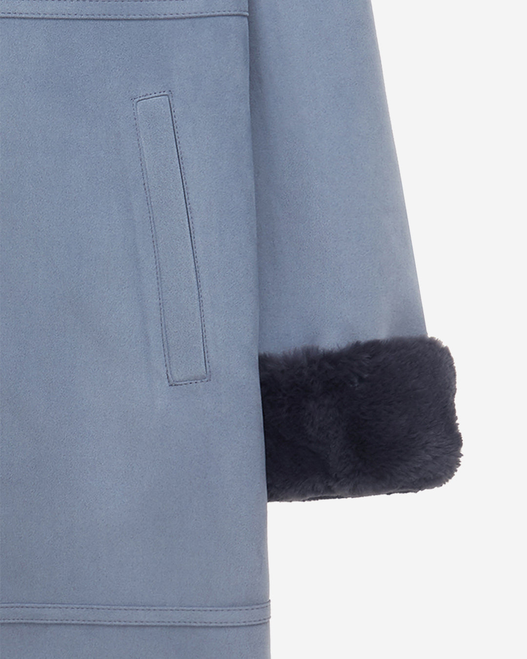 [REFURB] FAUX FUR LOMPER HOODED COAT
