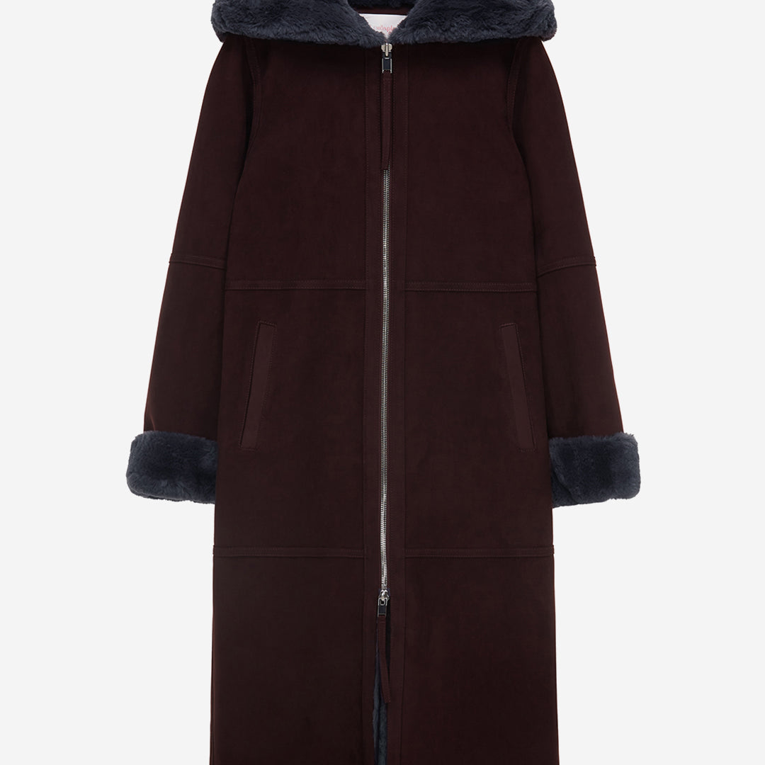 [SIGNATURE] WOMEN'S FAUX FUR LOMPER HOODED COAT