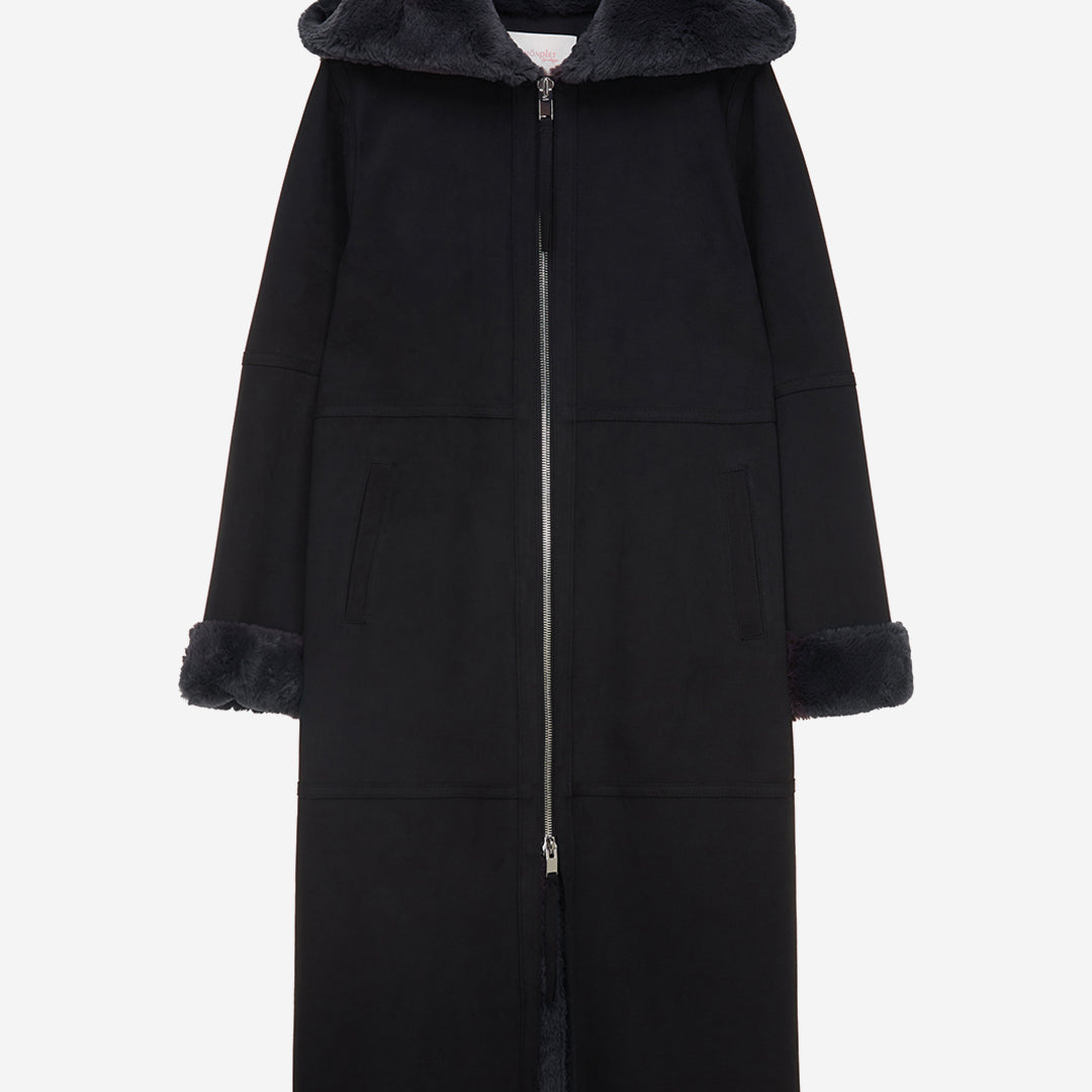[SIGNATURE] WOMEN'S FAUX FUR LOMPER HOODED COAT